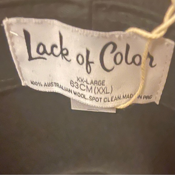 Lack of Color Unisex Black Fedora in style Grove. Various sizes available - Picture 11 of 16